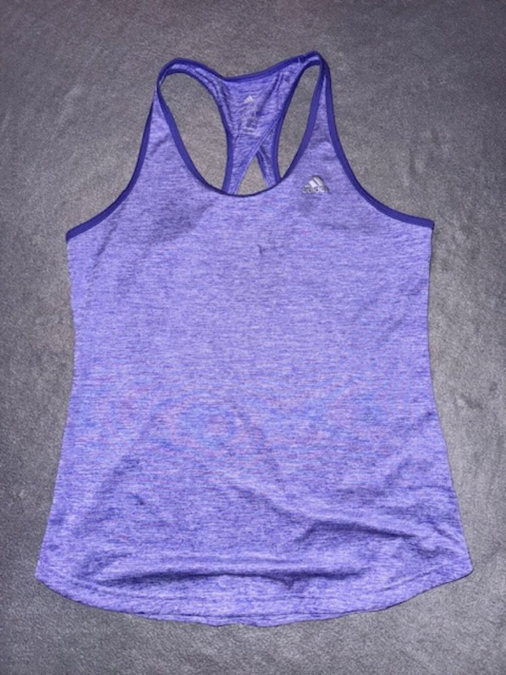 Adidas Climalite Women’s Tank Top Purple Racerback Athletic Shirt Size M